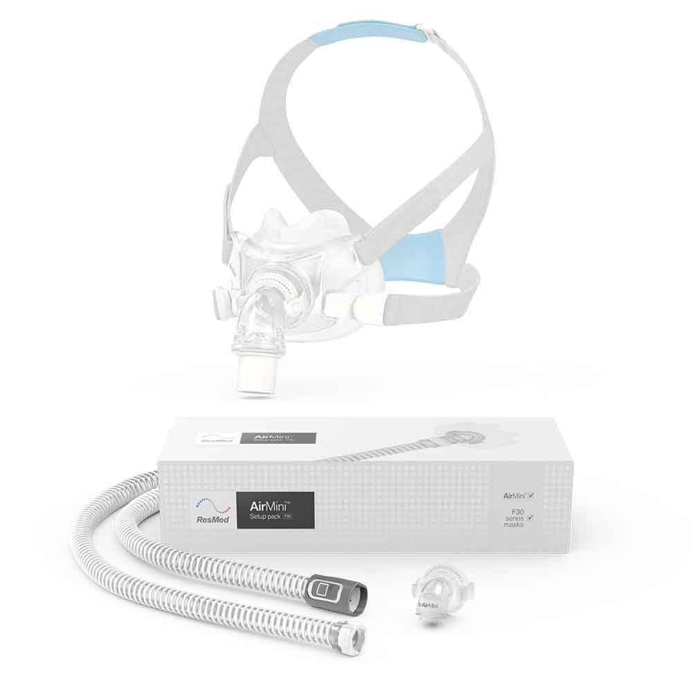 Paquete Manguera AirMini  y Codo para Mascarilla F30