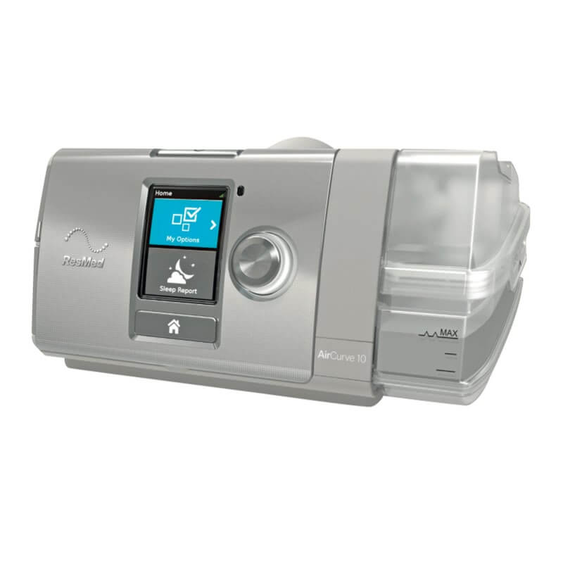 BiPAP ST modelo AirCurve VPAP ST de ResMed con Humidificador - mercadocpap